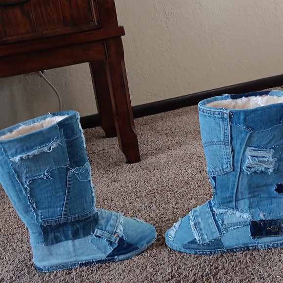 Denim boots - Picture 3 of 4